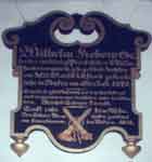 Gedenktafel von Wilhelm Kobow